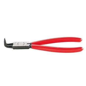 Cleste profesional de inchidere cu varfuri indoite pentru inele de siguranta knipex kni4421j11, 130 mm