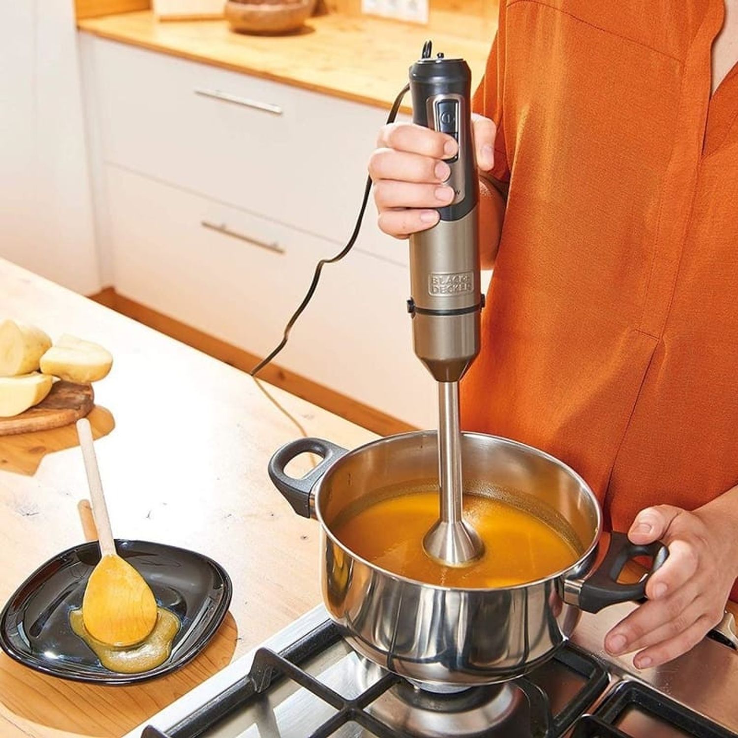 Blender de mana BXHBA1000E BlackDecker B+DES9160040B, 1000 W, 20 viteze fotografia produsului View 11 L