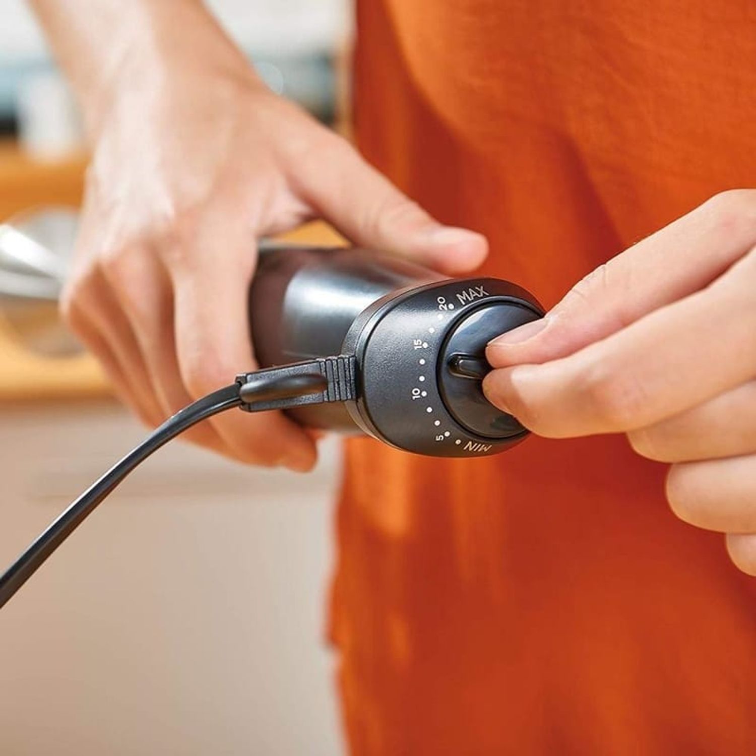 Blender de mana BXHBA1000E BlackDecker B+DES9160040B, 1000 W, 20 viteze fotografia produsului View 12 L