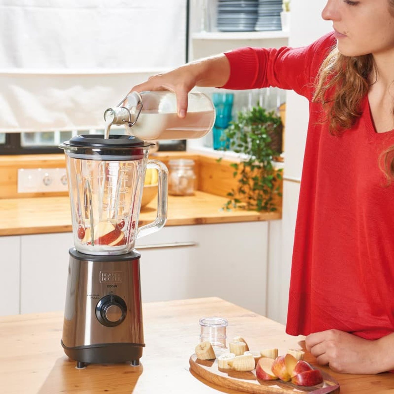 Blender BXJB800E BlackDecker B+DES9120020B, 800 W, 1.5 l fotografia produsului View 6 L