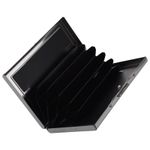 Portcard securizat RFID, aluminiu,negru fotografia produsului View 3 S