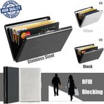 Portcard securizat RFID, aluminiu,negru fotografia produsului View 5 S