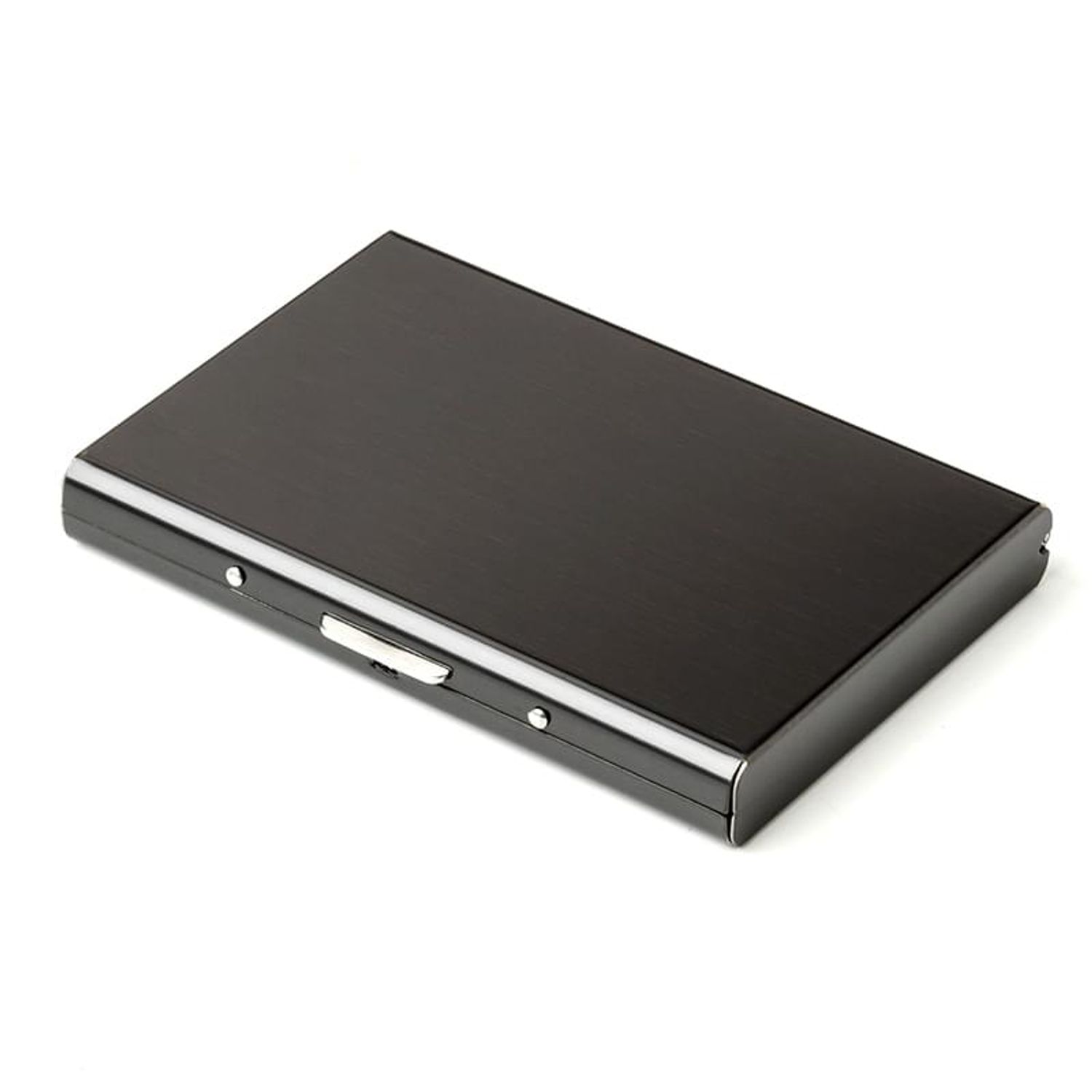 Portcard securizat RFID, aluminiu,negru fotografia produsului