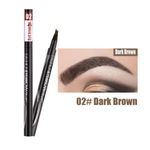 Creion pentru sprancene , Professional , Rezistent la apa , 3D Microblading, Tatoo 4 ml , 02 Dark Brown fotografia produsului View 4 S
