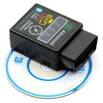 Interfata OBD II diagnoza auto compatibil doar cu android, conexiune bluetooth ELM327 V2.1 cu CD fotografia produsului View 4 S