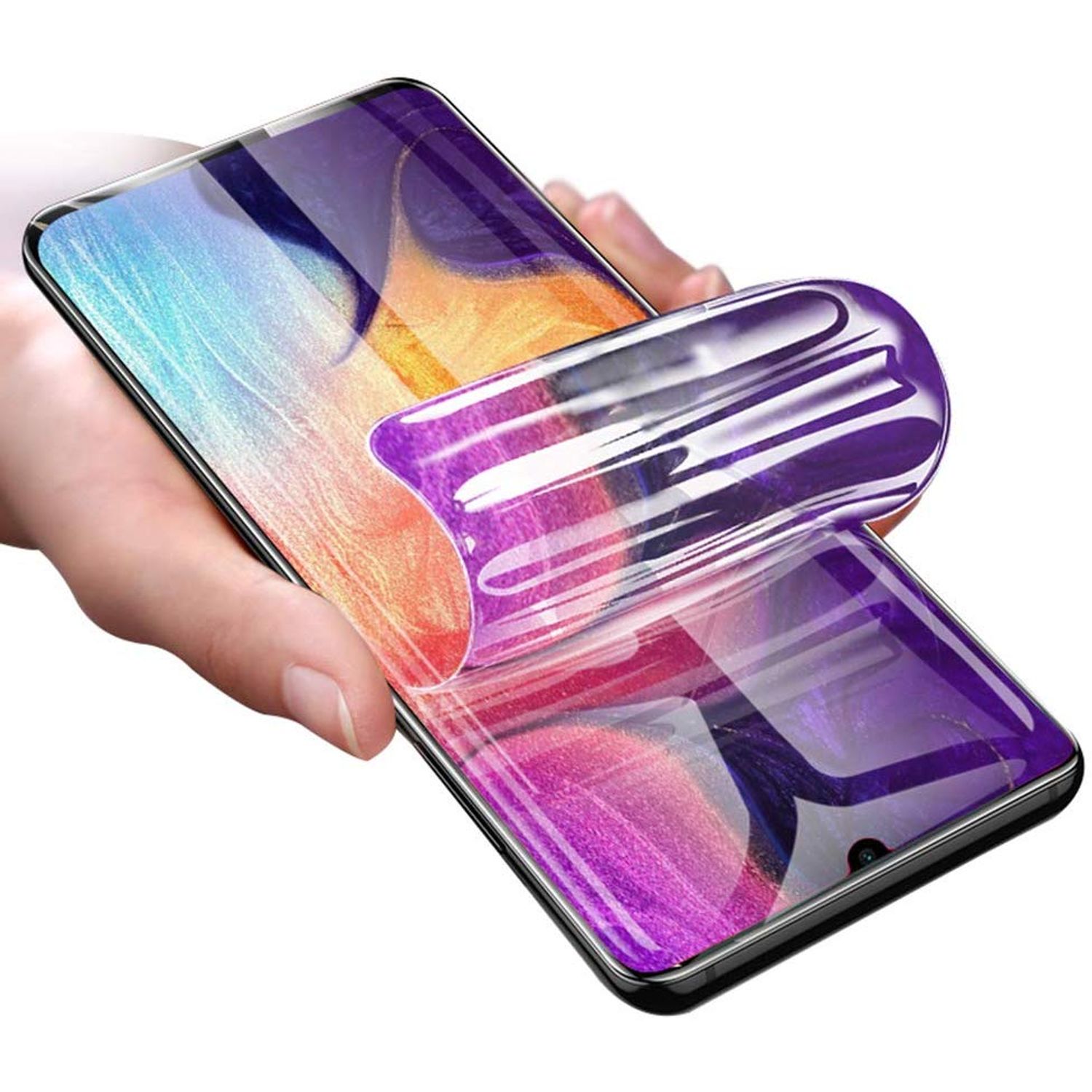 Brotect Pellicola Posteriore 3D Per Huawei P30 Pro | 2 Pezzi Full-Cover Curva | Anti Graffio E Anti Impronta | Made In Germany - 5