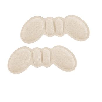 Set 2 branturi cu pernite pentru pantofi, branturi pentru calcai, crem , suport interior de incaltaminte, marime universala