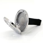Difuzor auto aromaterapie , pentru uleiuri esentiale , argintiu , disc 22 mm fotografia produsului View 3 S