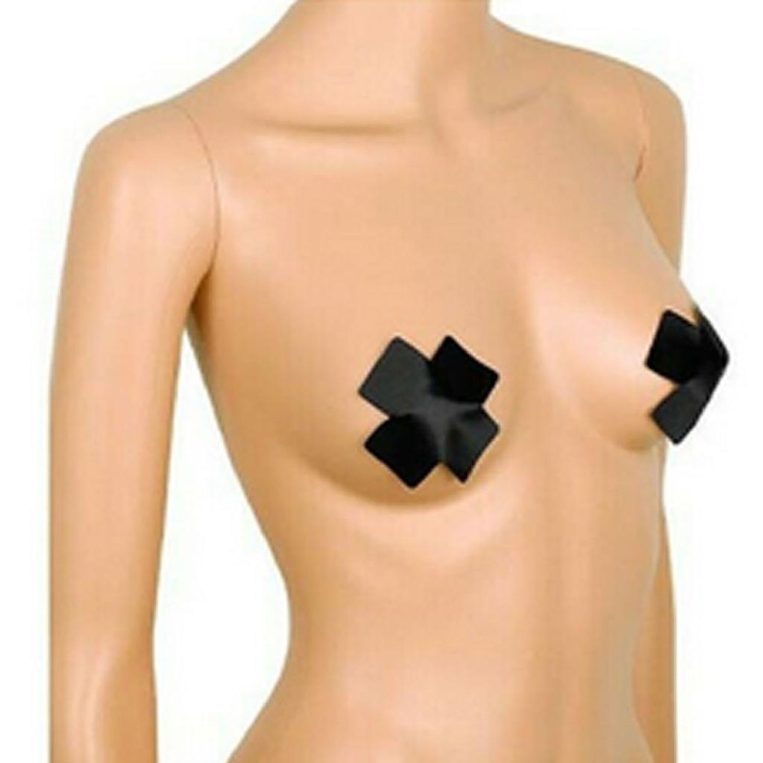 Nipple covers , material textil , Touch Me , negru , 2 buc fotografia produsului View 2 L