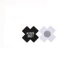 Nipple covers , material textil , Kiss Me , negru , 2 buc fotografia produsului View 4 S