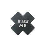 Nipple covers , material textil , Kiss Me , negru , 2 buc fotografia produsului View 2 S
