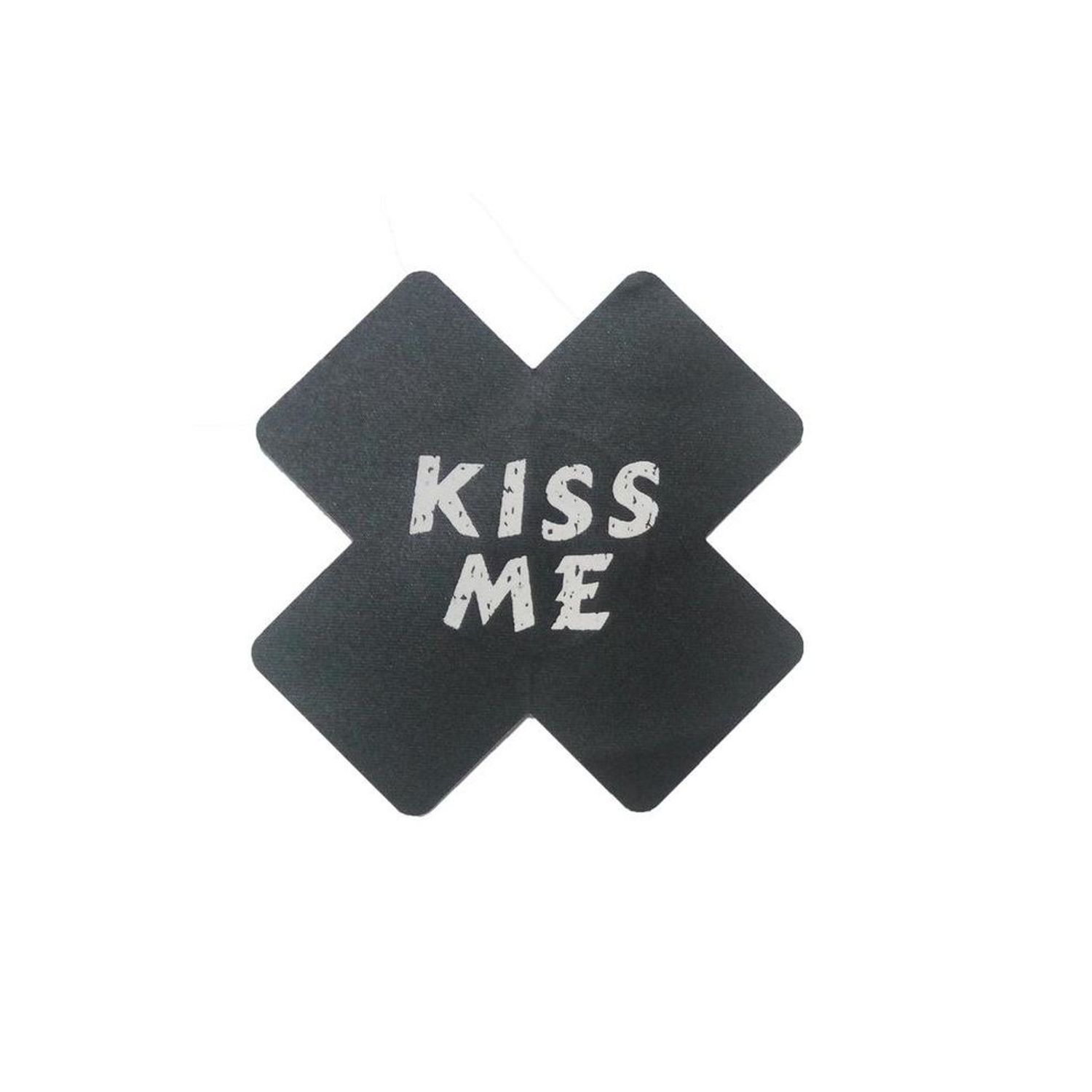 Nipple covers , material textil , Kiss Me , negru , 2 buc fotografia produsului View 2 L