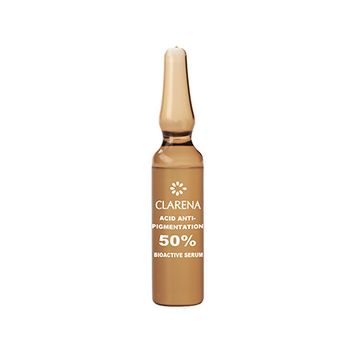 Set tratament pentru fata, ser bioactiv 50% anti-hiperpigmentare acid, clarena, 10x3ml