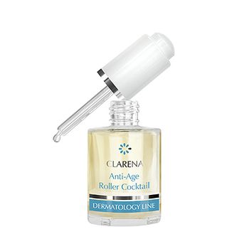 Tratament pentru fata, anti age roller cocktail, antiriduri, cu celule stem, clarena, 30 ml