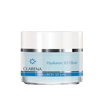 Crema de fata, hyaluron 3d elixir, clarena, pentru ten matur, 50ml