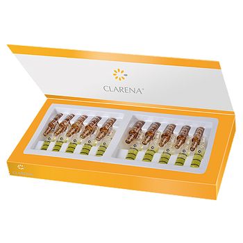 Set ser pentru ten matur, power serum si 100% vitamina c aa2g, clarena, 20 x 3 ml