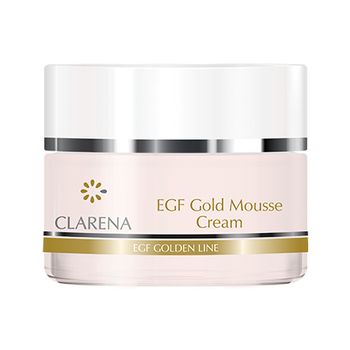 Crema peptidica in mousse cu aur coloidal pentru fata, clarena, pentru ten matur, 50 ml