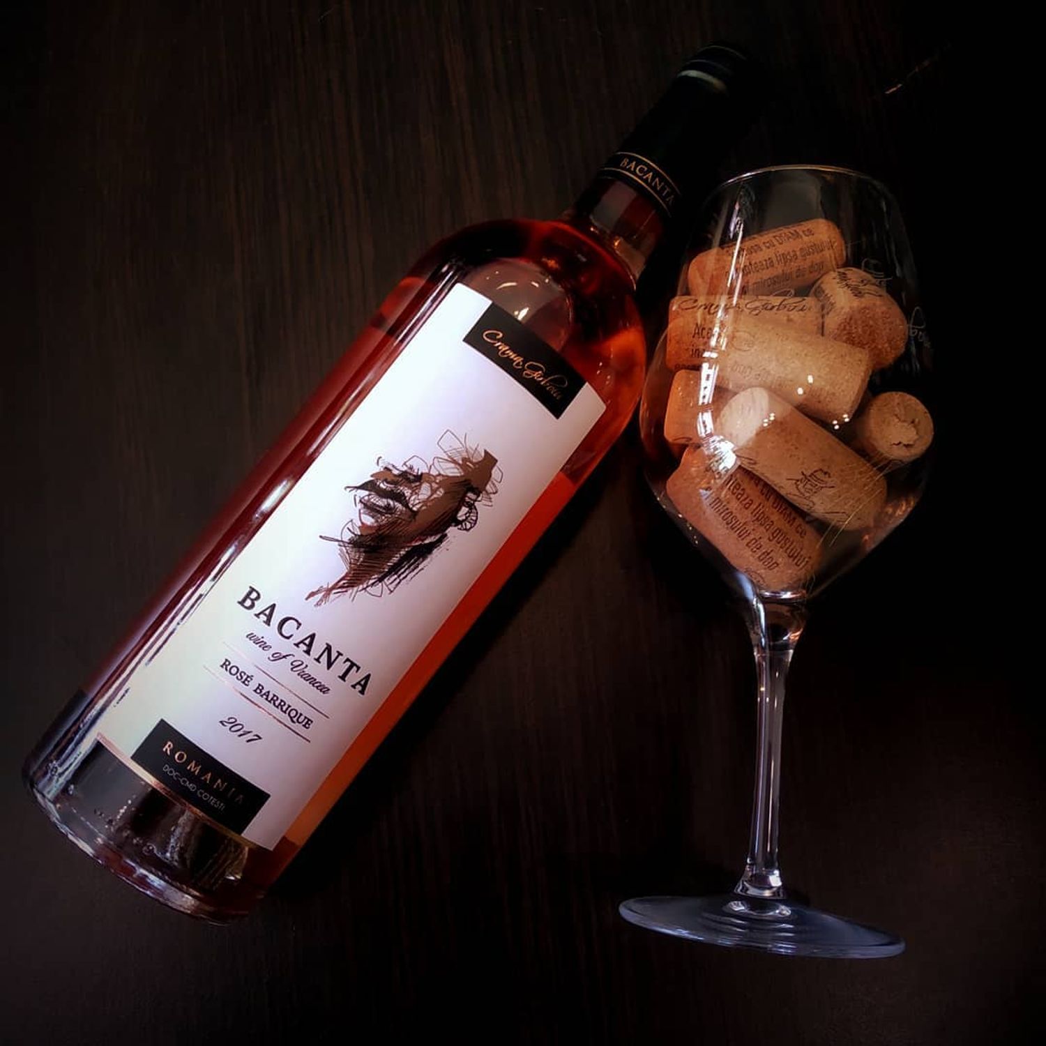 Vin Rose Bacanta Crama Garboiu Cotesti 75CL fotografia produsului View 3 L