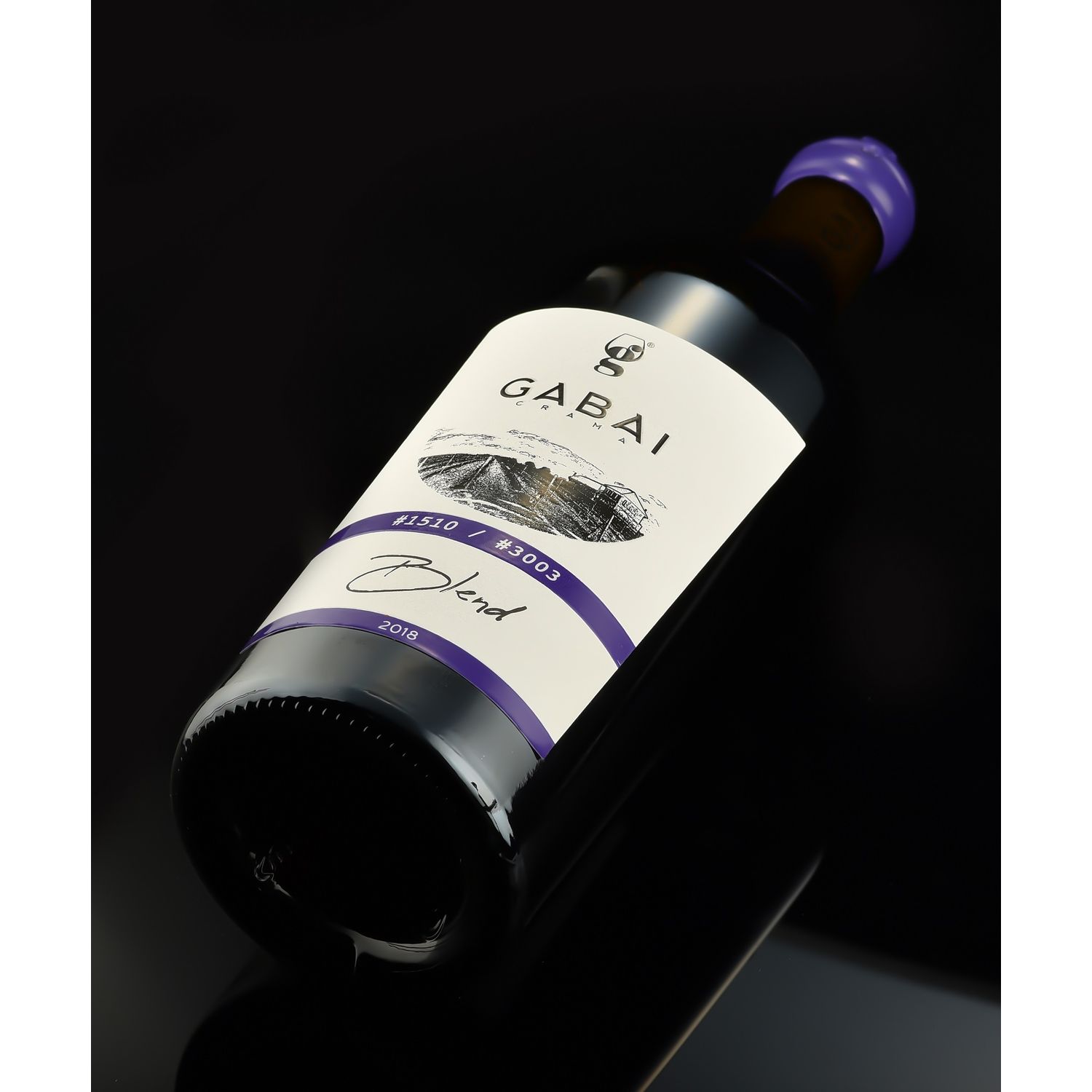 Vin Rosu Sec Blend Crama Gabai 0.75l fotografia produsului View 2 L