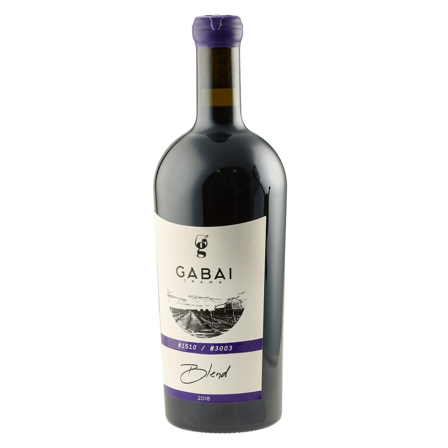 Vin Rosu Sec Blend Crama Gabai 0.75l fotografia produsului