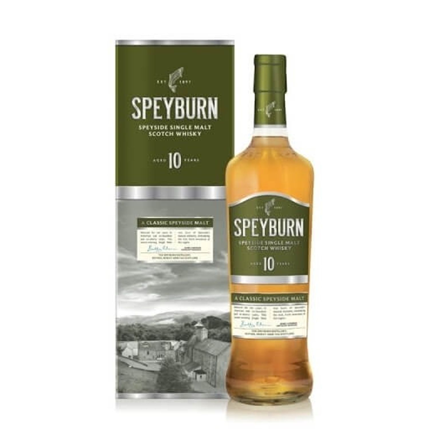 Whisky Single Malt Speyburn 10Ani 1L / 40% fotografia produsului View 3 L