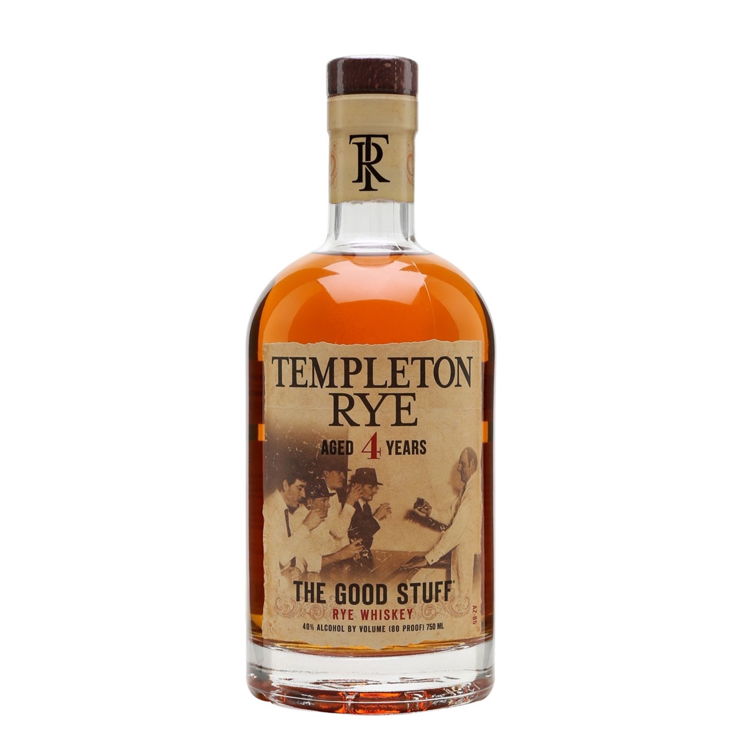 Whiskey Templeton Rye 4 Ani 70cl / 40% Straight Rye fotografia produsului