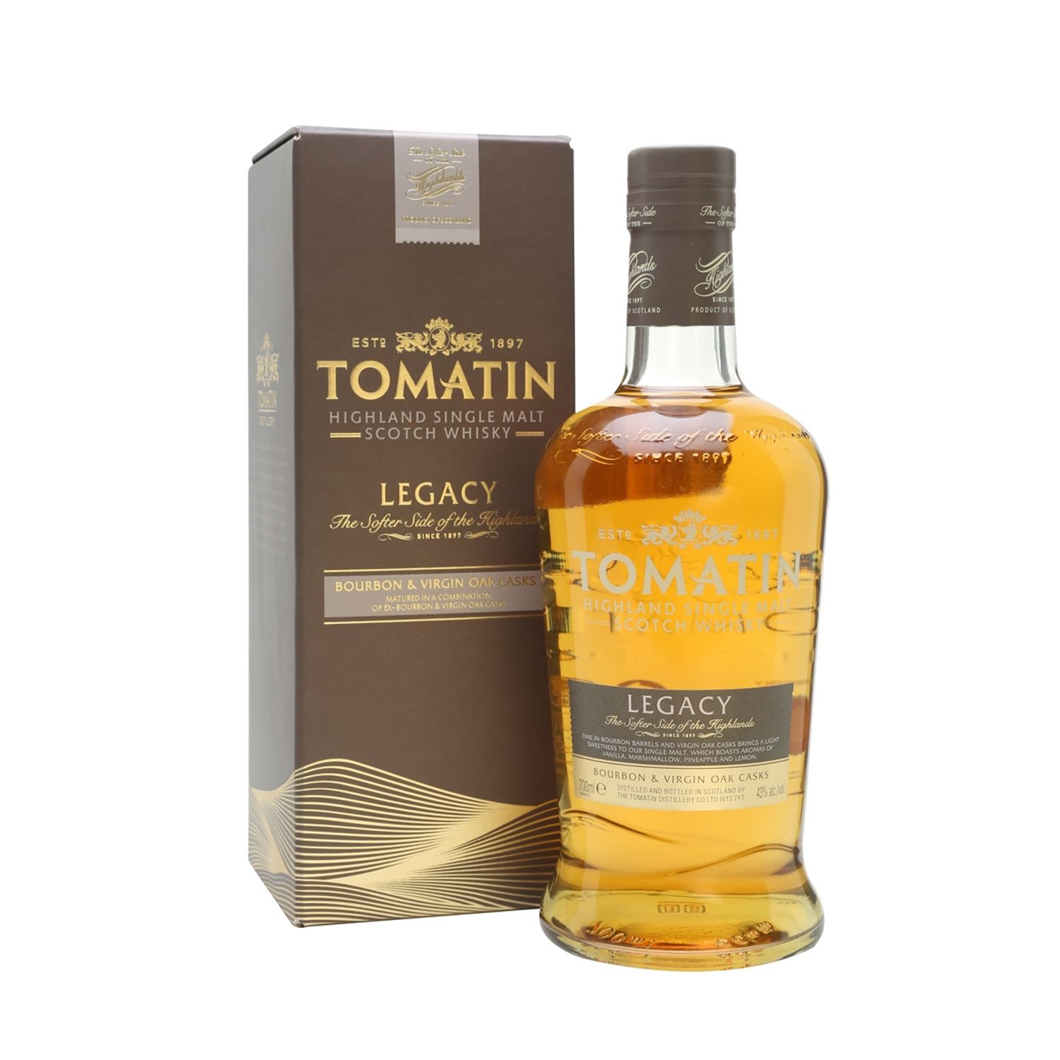 Whisky Tomatin Legacy 43% Vol. 0,7 l fotografia produsului
