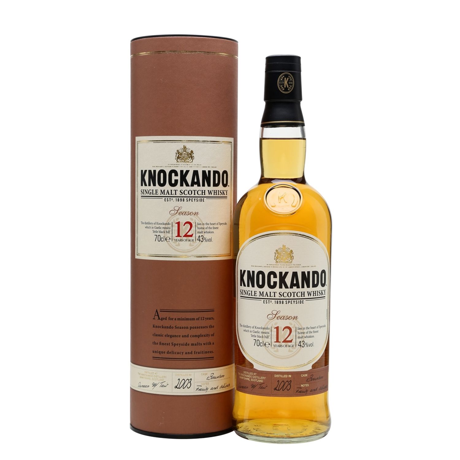 Whisky Single Malt Knockando 12 ani 0.7L fotografia produsului