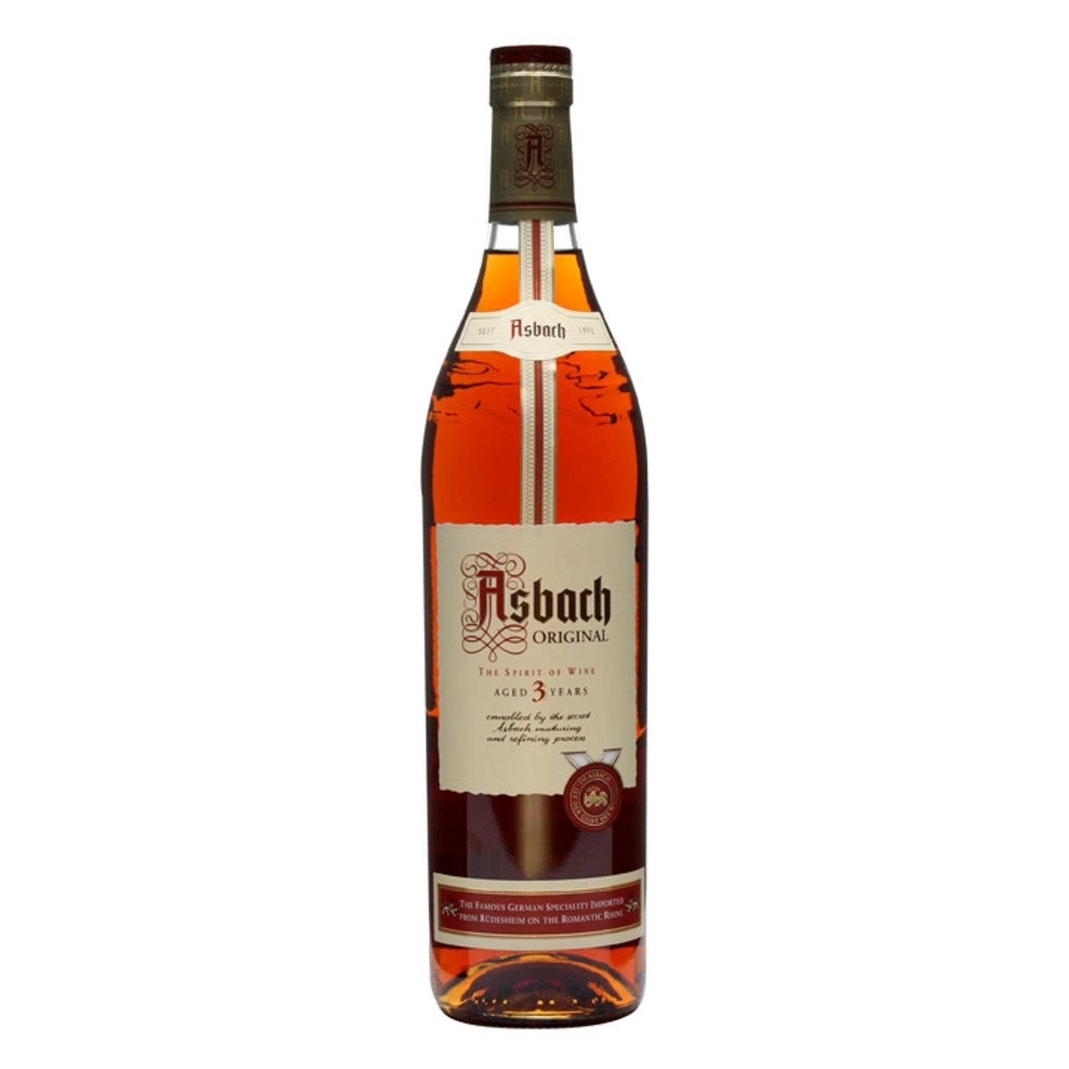 Brandy Asbach Original 3 Ani 38% Vol. 0,7 l fotografia produsului