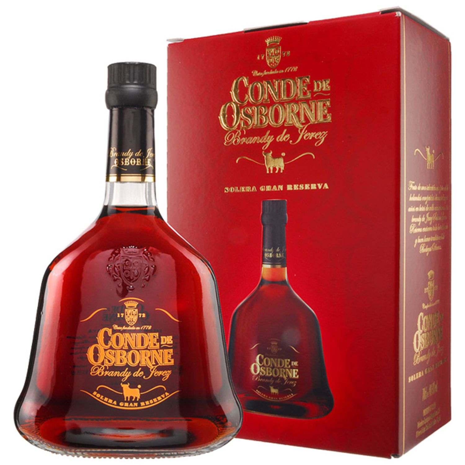 Brandy Conde de Osborne, 0.7l, 40.5% alcool fotografia produsului
