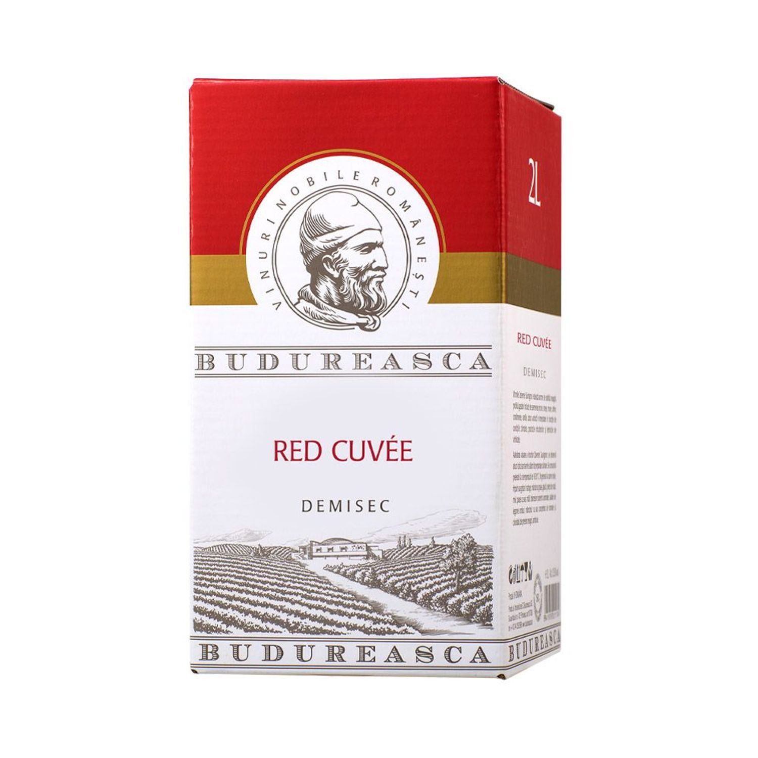 Vin Rosu Red Cuvee Budureasca Bag in Box 2L fotografia produsului