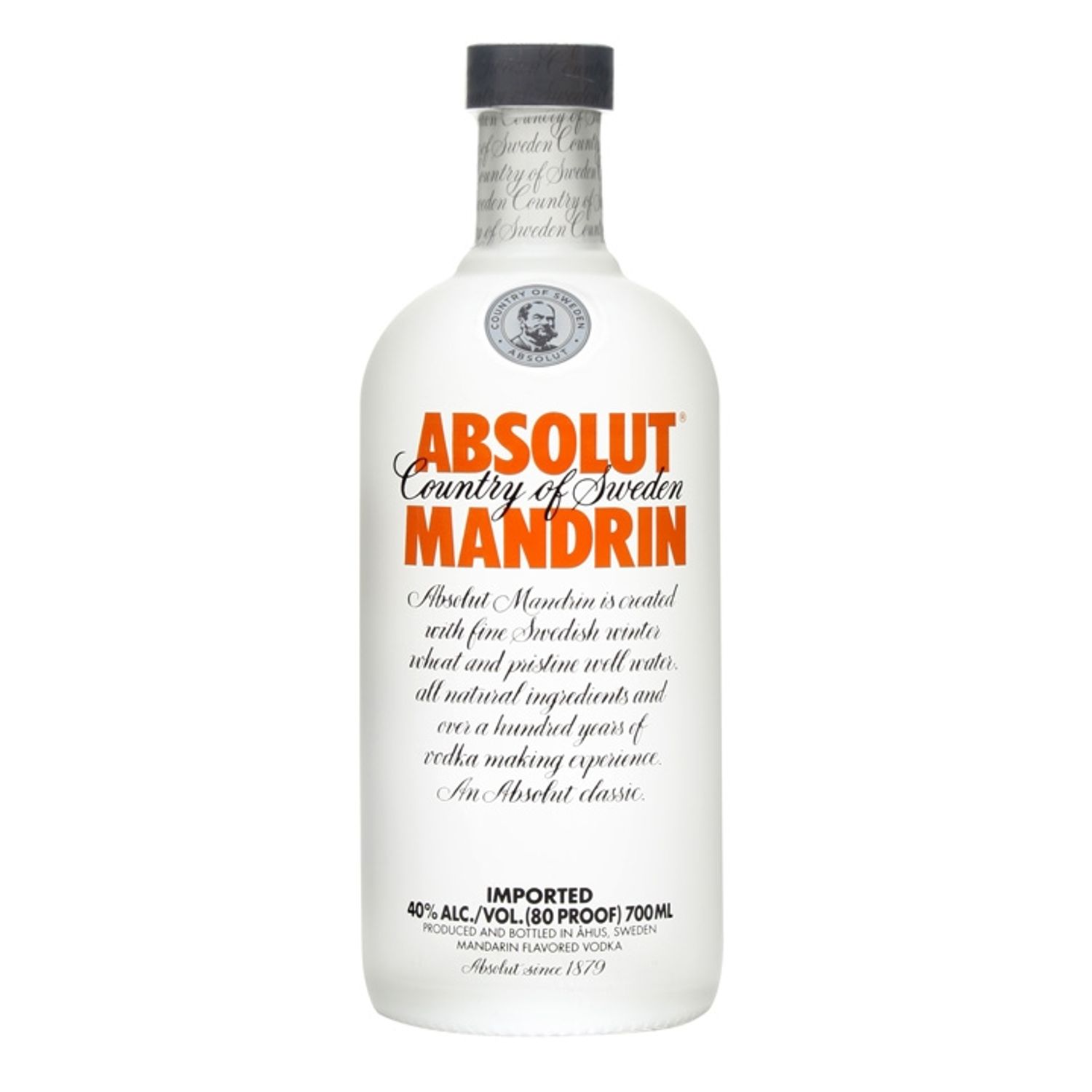Vodca Absolut Mandrin 0.70L / 40% fotografia produsului View 2 L
