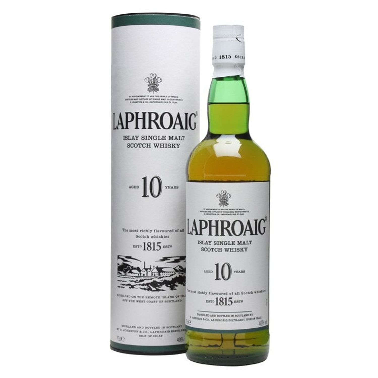 Whisky Laphroaig 10 Ani Single Malt fotografia produsului