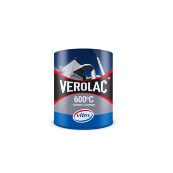 Vopsea rezistenta la temperaturi ridicate de 600°c vitex verolac aluminiu, argintiu, 375 ml