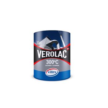 Vopsea rezistenta la temperaturi ridicate de 300°c vitex verolac aluminiu, argintiu, 375 ml