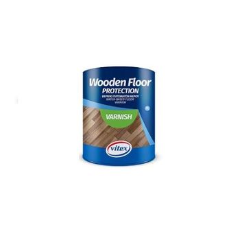 Lac poliuretanic pentru parchet pe baza de apa vitex wooden floor protection, transparent lucios, 1 l