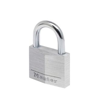 Lacat din aluminiu solid master lock 9140eurd, corp 40mm, clasa securitate 5/10 cheie
