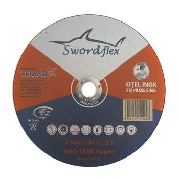 Disc de taiere swordflex a 46 tmd super, plat, pentru otel, inox, 230mmx1,9 mm
