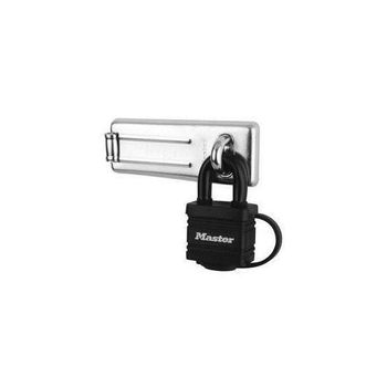 Sistem de inchidere cu tije suport pentru fixarea lacatelor cu lacat inclus master lock 7804704eurd, clasa securitate 5/10 securitate 5/10