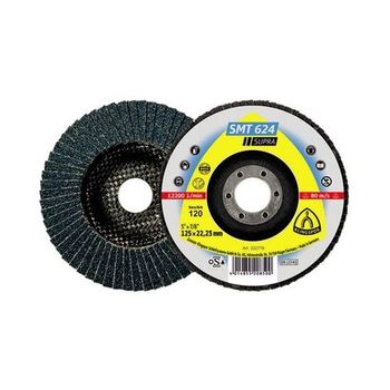 Disc lamelar klingspor smt 624 supra, 125mmx22,23mm, granulatie p120 p120