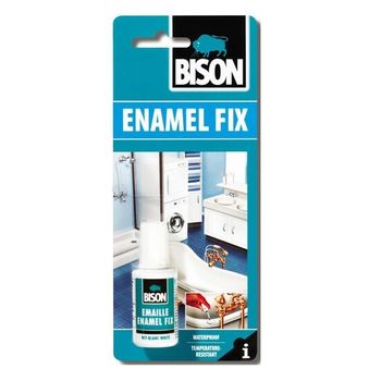 Solutie pentru repararea suprafetelor emailate bison enamel fix, 20 ml
