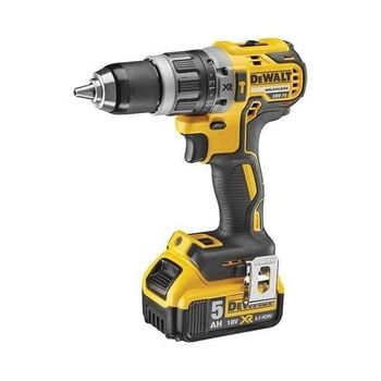 Masina de insurubat si gaurit cu percutie Dewalt dcd796p2-qw brushless, 2 acumulatori, 5ah, 18 tstak
