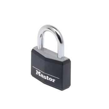 Lacat din aluminiu protejat master lock 9150eurdblk, corp 50mm, clasa securitate 5/10 cheie