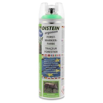 Vopsea spray pentru marcaje forestiere DISTEIN, 500 fluorescent DISTEIN