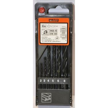 Set 6 burghie pentru metal stark bohrer 2-8 mm