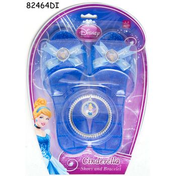 Disney princess set pantofiori si bratara cenusareasa