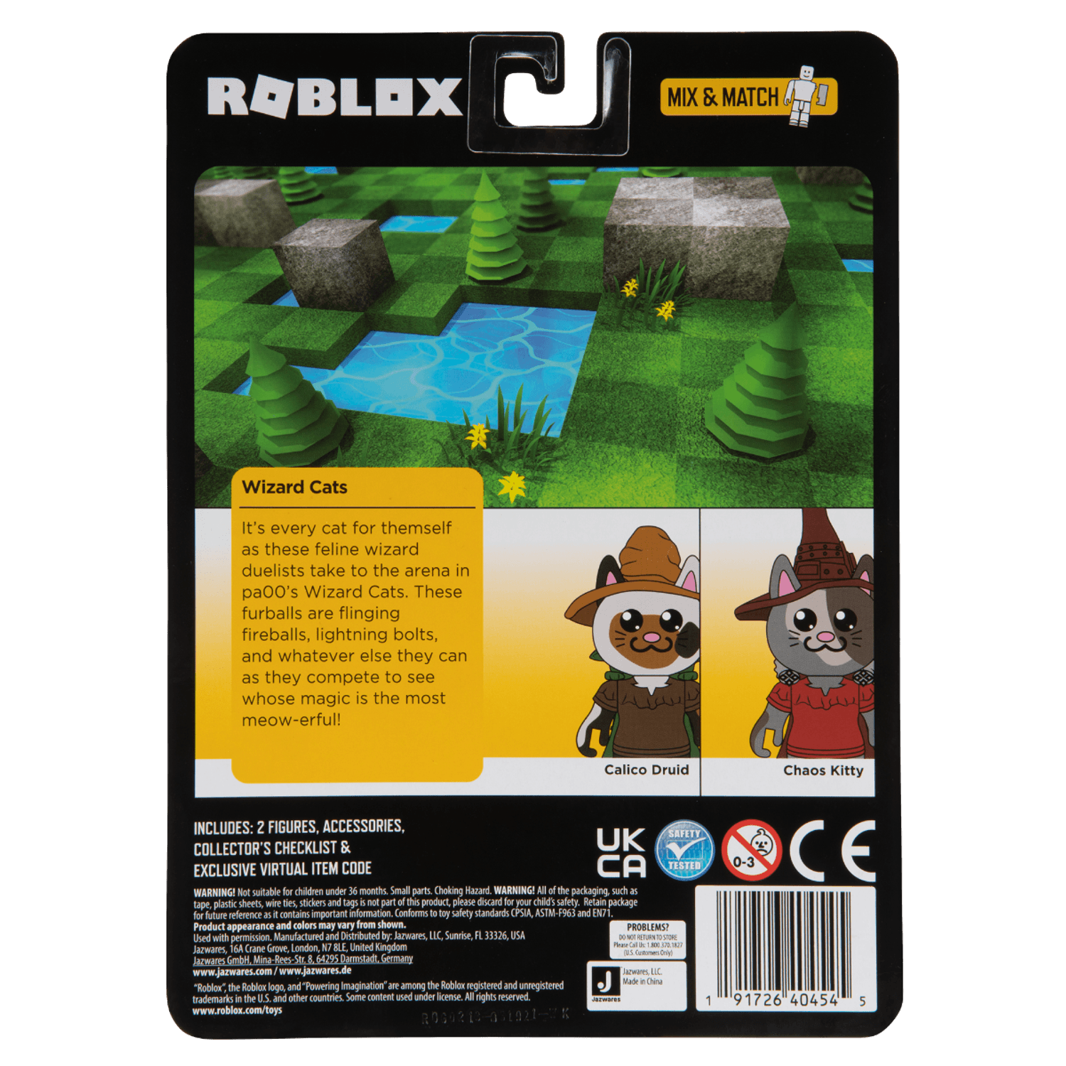 ROBLOX Celebrity Pachet cu 2 figurine (Mage Cat: Mayhem) S8 fotografia produsului View 4 L