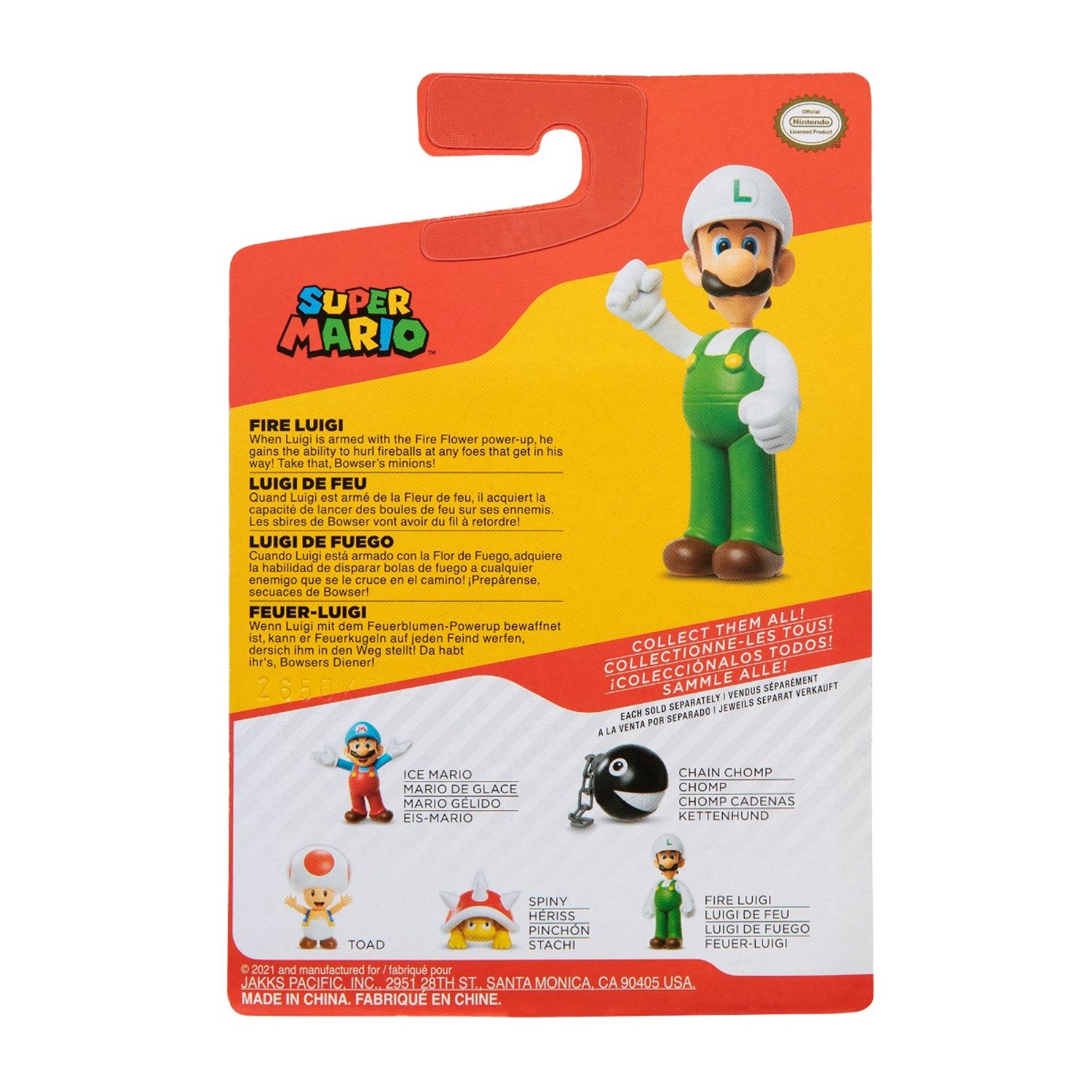 FIGURINA MARIO NINTENDO 6 cm LUIGI fotografia produsului View 4 L