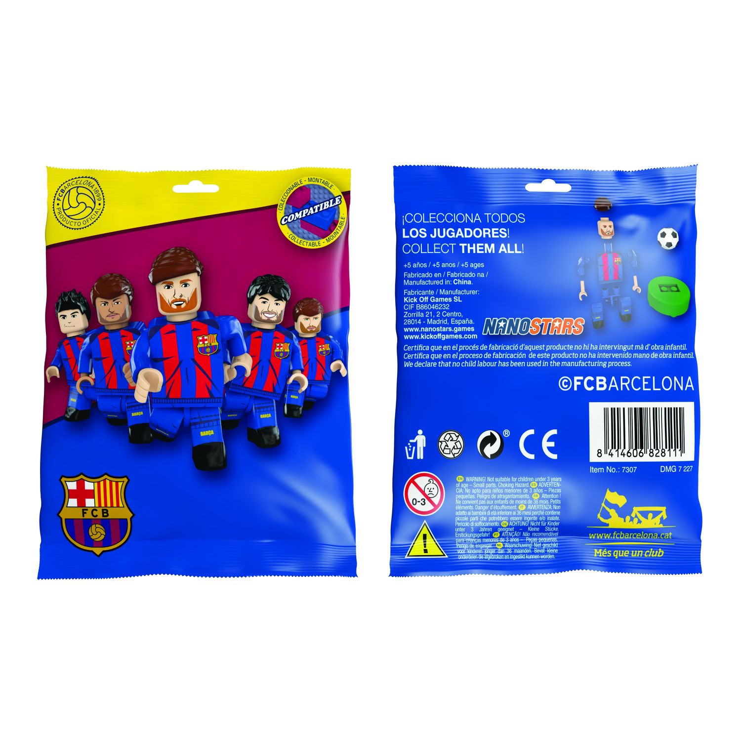 NANOSTARS Figurina surpriza FC Barcelona fotografia produsului View 2 L