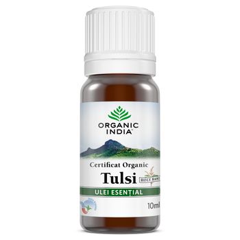 Ulei esential de tulsi – busuioc sfant 10 ml | 100% pur certificat organic